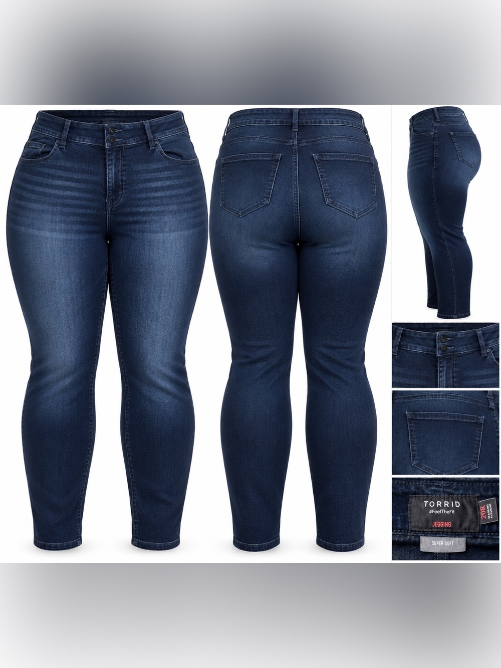 torrid Indigo High-Rise Slim Jegging - Dark Wash
